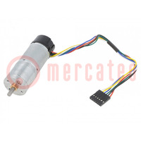 Motor: DC; with encoder,with gearbox; LP; 6VDC; 2.4A; 25rpm; 227: 1