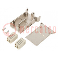 Connector: HDC; module,contact insert; male; C146,MegaBit; PIN: 8