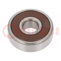 Bearing: ball; Øint: 12mm; Øout: 37mm; W: 12mm; bearing steel