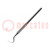 Tool: scraper; stainless steel; L: 150mm; Blade tip shape: hook