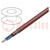 Wire; SiHF-C-Si; 2x2.5mm2; Cu; stranded; silicone; brown-red