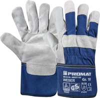 Handschuhe Weser Gr.10 blau EN 388 PSA I