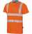 Vizwell Herren Warnschutz Poloshirt VWPS3N Coolpass Gr. L orange