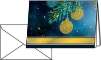 sigel Weihnachtskarte "Golden Glitter", A6, 220 g (8203663)