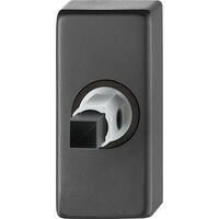 Produktbild zu FSB keretes ajtó kilincs rozetta adapter, szögletes, 8 mm, alumínium fekete