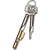 Produktbild zu BURG-WÄCHTER Schlüssellochsperrer E7, gleichsperrend, mit 2 Schlüsseln