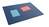 DURABLE Schreibunterlage 530x400 mm mit transparenter Abdeckung PP, dunkelblau