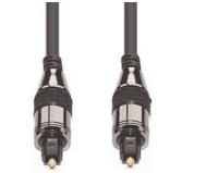 e+p LLK 20/5 Glasvezel kabel 5 m TOSLINK Zwart
