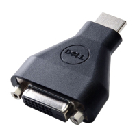 DELL 492-11681 Kabeladapter 19-pin HDMI-A M 24-pin DVI FM Schwarz