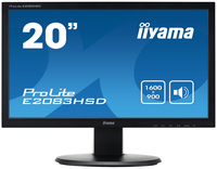 iiyama ProLite E2083HSD-B1 LED display 49,5 cm (19.5") 1600 x 900 px HD+ Czarny