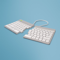 R-Go Tools Split R-Go Break Tastatur, QWERTY (US), Bluetooth, weiß