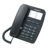 Daewoo DTC 240 teléfono Teléfono analógico Negro