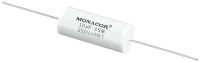 Monacor MKTA-100 Kondensator Weiß Zylindrische