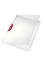 Leitz 41750025 bloc-notes A4 Polycarbonate (PC), Polypropylène (PP) Rouge, Transparent