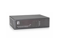 LevelOne 8-Port Fast Ethernet PoE Switch, 802.3at/af PoE, 4 PoE Outputs, 90W
