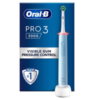 Oral-B Pro 3 3000 Cross Erwachsener Rotierende-vibrierende Zahnbürste Blau