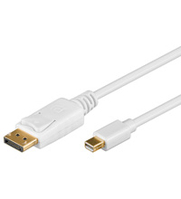 Goobay 1m DisplayPort Cable Mini DisplayPort Weiß