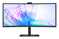 Samsung ViewFinity S6 S65VC computer monitor 86.4 cm (34") 3440 x 1440 pixels UltraWide Quad HD Black