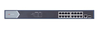 Hikvision DS-3E0518P-E netwerk-switch Unmanaged Gigabit Ethernet (10/100/1000) Power over Ethernet (PoE) Blauw