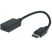 M-Cab 2200030 video átalakító kábel 0,2 M DisplayPort HDMI A-típus (Standard) Fekete
