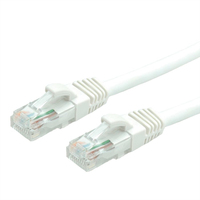 Value 21.99.1474 kabel sieciowy Biały 0,3 m Cat6a U/UTP (UTP)
