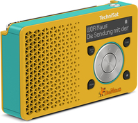TechniSat DigitRadio 1 Przenośny Analogowe i cyfrowe Zielony, Żółty