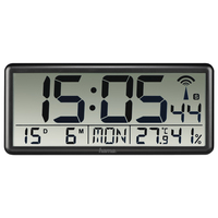 Hama Jumbo Wand Digital clock Rechteck Schwarz