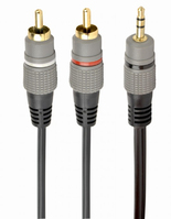 Gembird CCA-352-5M kabel audio 3.5mm 2 x RCA Czarny
