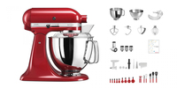 KitchenAid Artisan KSM200 Swiss Edition Küchenmaschine 300 W 4,8 l Rot