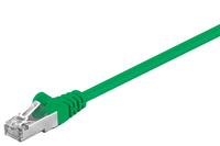 Goobay 50179 cavo di rete Verde 0,5 m Cat5e F/UTP (FTP)