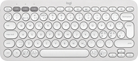 Logitech Pebble Keys 2 K380s klawiatura RF Wireless + Bluetooth QWERTY Duński, Fiński, Norweski, Szwecki Biały