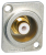 Amphenol ACJD-WHT Drahtverbinder RCA Gold, Metallisch, Weiß