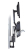 Ergotron StyleView Sit-Stand Combo System with Worksurface 61 cm (24") Alluminio Parete