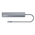 Manhattan USB-C dock/hub, poorten (7): USB-A (3×) en USB-C (4×), met Power Delivery (PD) 100 W - vereist een externe USB-C-lader (niet inbegrepen). USB-gevoed (geen externe voed...