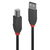 Lindy 36677 USB Kabel 10 m USB 2.0 USB A USB B Schwarz, Grau, Rot