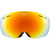 Alpina Granby Wintersportbrille Schwarz Unisex Sphärisches Brillenglas Spiegel, Rot
