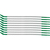 Brady SCN-09-V kábeljelölő Fekete, Fehér Nejlon 300 dB