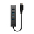 Lindy 43324 hálózati csatlakozó USB 3.2 Gen 1 (3.1 Gen 1) Type-A 5000 Mbit/s Fekete