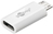 Goobay 55550 cambiador de género para cable USB Micro B USB C Blanco