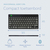 R-Go Tools Ergonomisch toetsenbord R-Go Compact Break, compact toetsenbord met pauzesoftware, AZERTY (FR), Bluetooth, zwart