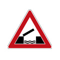 Panneau d'avertissement pont mobile