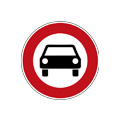 Motor vehicles except solo motor cycles prohibited