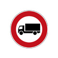 Vehicles over 3.5t prohibited