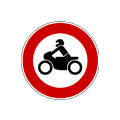 Rijverbod voor motorfietsen