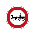 Horse-drawn vehicles prohibited