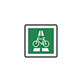 Verkeersbord fietssnelweg