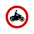 Zakaz wjazdu motocykli