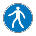 Vía obligatoria para peatones