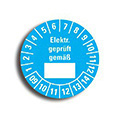 Badge de test - Testé électriquement selon