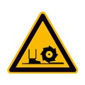 Warning of milling shaft